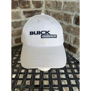 Vintage White Buick Golf Hat Cap SnapBack Embroidered